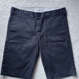 Dickies Men's Black Flat-Front Work Shorts